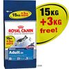 Royal Canin Size 15 + 3kg Free!