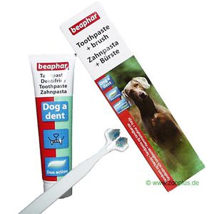 Beaphar Dog-A-Dent Toothbrush + Toothpaste 100 g