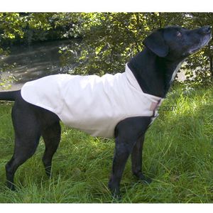 Dog Cape with Collar - Beige