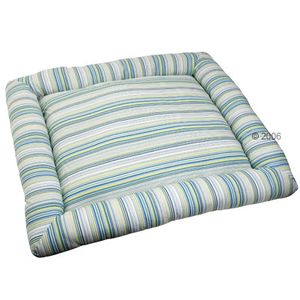 Dog Pillow Blue Stripes