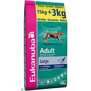 Eukanuba Dog Food 15 + 3 kg Free!