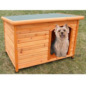 Flat Roof Dog House Woody