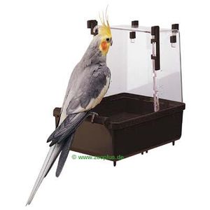 Large Parakeet/Cockatiel Bath House