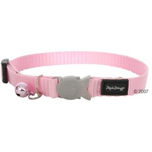 Red Dingo Cat Collar Pink
