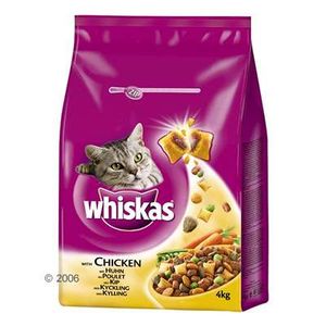 Whiskas Adult Dry Cat Food 4kg