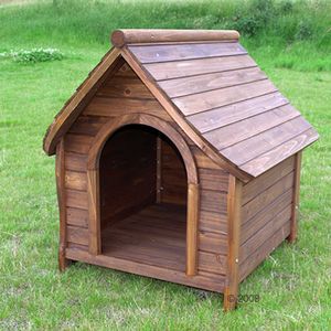 Wood Dog House Spike Classic